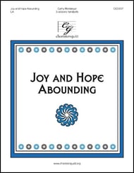 Joy and Hope Abounding Handbell sheet music cover Thumbnail